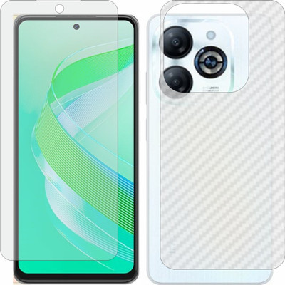 Fasheen Front and Back Tempered Glass for Infinix Smart 8 Pro(Pack of 2)