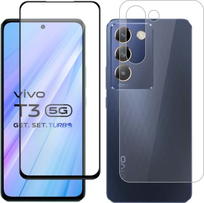 Ten To 11 Front and Back Tempered Glass for ViVO T3 5G(Pack of 2)