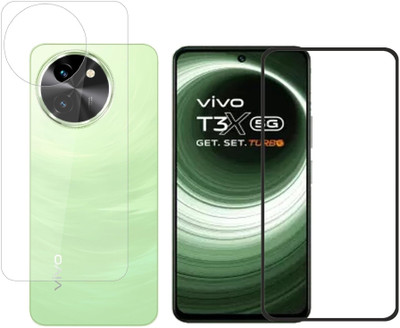 4 YARDS Front and Back Tempered Glass for Vivo T3x 5G (11-D)(Pack of 1)