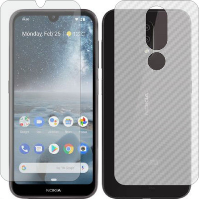MOBART Front and Back Tempered Glass for NOKIA 4.2(Pack of 2)