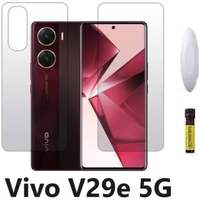 ASVALBUY Front and Back Tempered Glass for Vivo V29e 5G(Pack of 1)