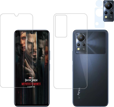 Ten To 11 Front and Back Tempered Glass for Infinix Note 12i(Pack of 3)