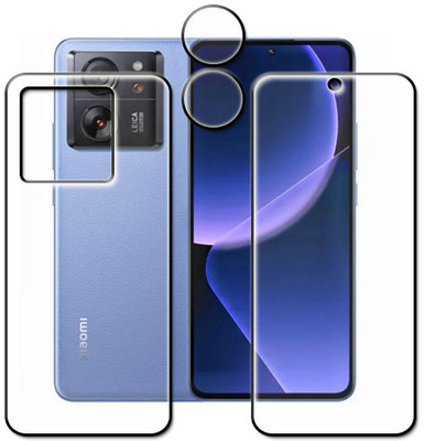 tombik Front and Back Tempered Glass for 4xg-Xiaomi 14T Pro-fb,lens(Pack of 3)