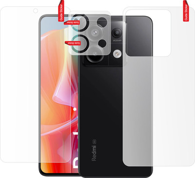 TIT ART Front and Back Screen Guard for REDMI Note 13 Pro 5G, Note 13 Pro 5G, {CAMERA GLASS}(Pack of 5)