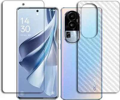 MUTAALI Front and Back Tempered Glass for Oppo Reno10 Pro(Pack of 1)