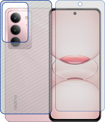 Mobling Front and Back Tempered Glass for Realme C75 X(Pack of 2)