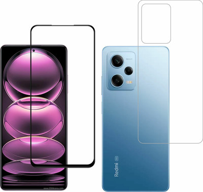 Vatsin Front and Back Tempered Glass for Redmi Note 12 5G(Pack of 2)