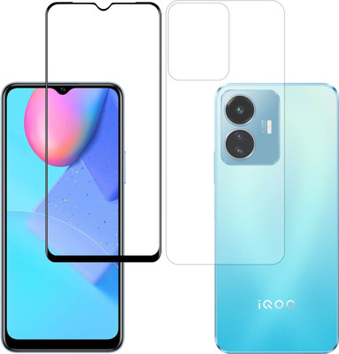 Vatsin Front and Back Tempered Glass for iQOO Z6 Lite 5G(Pack of 2)