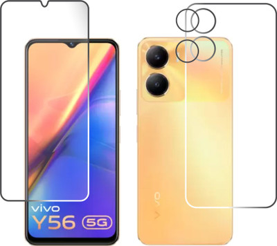 chakoor Front and Back Tempered Glass for VIVO Y56 5G(Pack of 3)