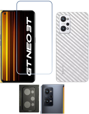COVER CAPITAL Front and Back Tempered Glass for Realme GT Neo 3T(Pack of 3)