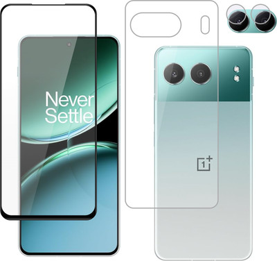 Vatsin Front and Back Tempered Glass for OnePlus Nord 4 5G, OnePlus Nord 4 5G [With Rear Camera Lens Guard](Pack of 3)