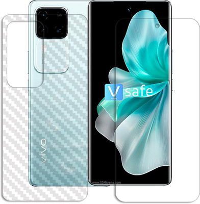 SOMTONE Front and Back Tempered Glass for vivo V30 FRONTBACK SCREEN GUARD(Pack of 1)