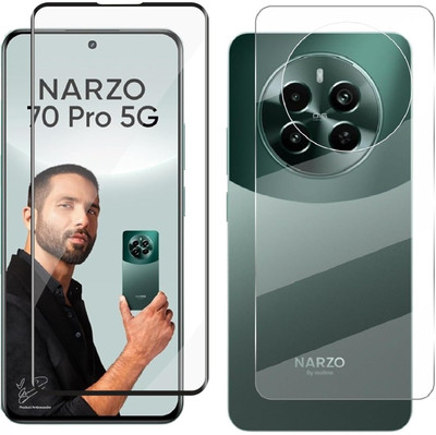 4 YARDS Front and Back Tempered Glass for Realme Narzo 70 Pro 5G (11-D)(Pack of 1)