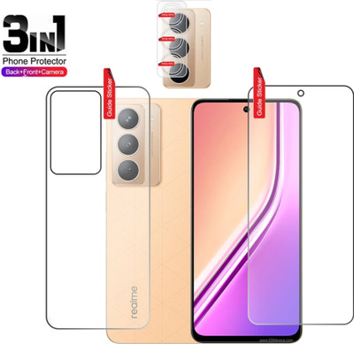 Clickbit Front and Back Tempered Glass for Realme P3x 5G(Pack of 3)