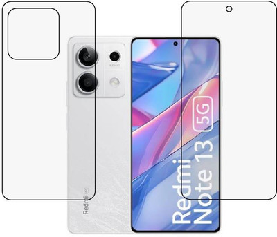 MOBKAVACH Front and Back Tempered Glass for REDMI NOTE 13 5G(Pack of 2)