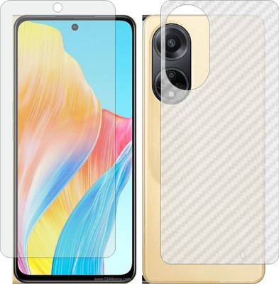 Fasheen Front and Back Tempered Glass for Oppo F23 5G(Pack of 2)