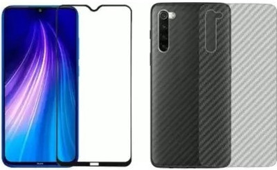 WowSimp Front and Back Tempered Glass for Mi Redmi Note 8(Pack of 1)