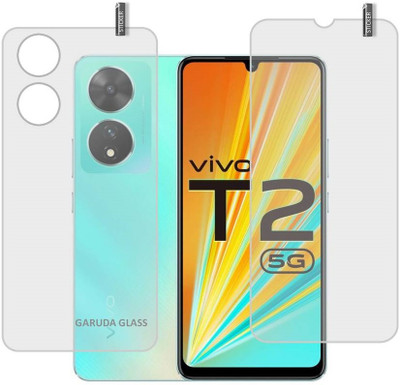 RADHYA Front and Back Tempered Glass for Vivo T2 5G Front Back & Camera(Pack of 1)