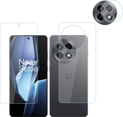 Vatsin Front and Back Tempered Glass for OnePlus 13R(Pack of 3)