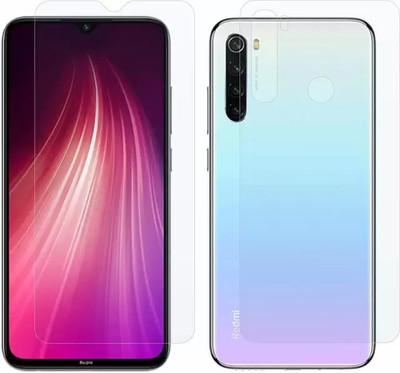 Penvag Front and Back Tempered Glass for Mi note 8(Pack of 2)