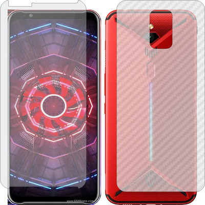MOBART Front and Back Tempered Glass for NUBIA RED MAGIC 3(Pack of 2)
