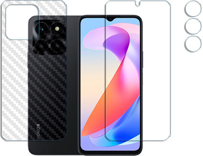 ARBAN Front and Back Tempered Glass for Honor X6a FRONT BACK AND CAMERA LENS SCREEN GUARD(Pack of 1)
