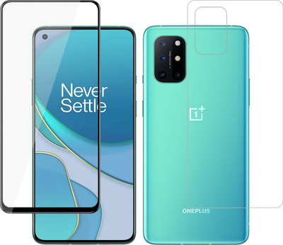 YOGKREETI Front and Back Tempered Glass for OnePlus 8T 5G(Pack of 2)