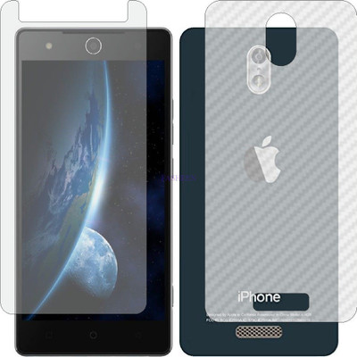 Fasheen Front and Back Tempered Glass for ITEL IT 1520 (Front Matte Finish & Back 3d Carbon Fiber)(Pack of 2)