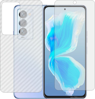 MOBART Front and Back Tempered Glass for TECNO CAMON 18 PREMIER(Pack of 2)