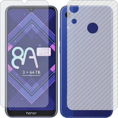 MOBART Front and Back Tempered Glass for HONOR 8A PRO(Pack of 2)