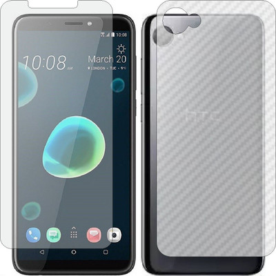 Fasheen Front and Back Tempered Glass for HTC DESIRE 12(Pack of 2)