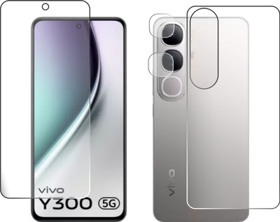 chakoor Front and Back Tempered Glass for vivo Y300 5G(Pack of 3)