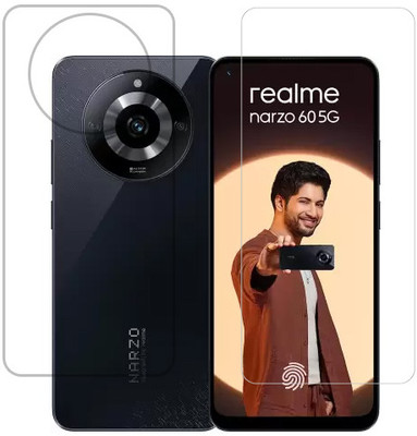KMPERED Front and Back Tempered Glass for Realme Narzo 60 5G(Pack of 2)