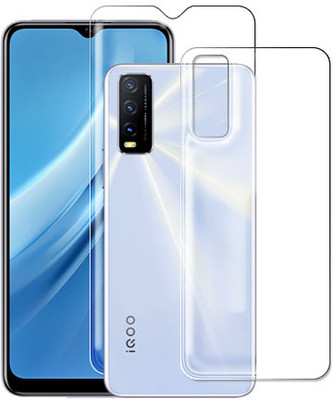 ARBAN Front and Back Tempered Glass for Vivo iQOO 8 Front Back Flexible Tempered Glass(Pack of 1)