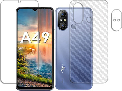 ARBAN Front and Back Tempered Glass for itel A49 FRONT BACK SCREEN GUARD(Pack of 1)