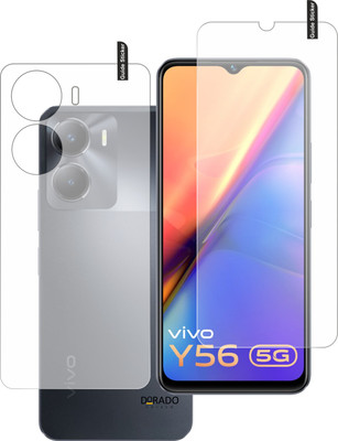 DORADO SHIELD Front and Back Tempered Glass for Front and Back Tempered Glass for Vivo Y56 5G, {Flexible}(Pack of 2)