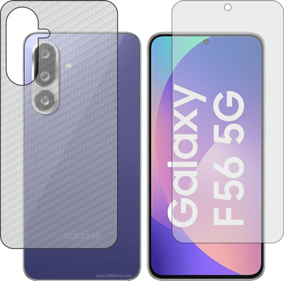Fasheen Front and Back Tempered Glass for Samsung Galaxy F56 5G(Pack of 2)