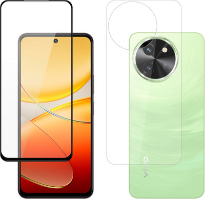 Ten To 11 Front and Back Tempered Glass for ViVO T3X 5G(Pack of 2)