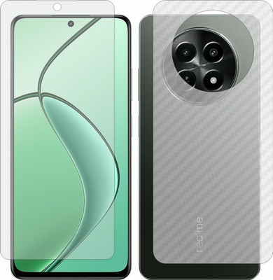 MOBART Front and Back Tempered Glass for Realme C65 5G(Pack of 2)