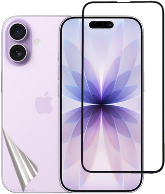 BRENZZ Front and Back Tempered Glass for Apple iPhone 17, iPhone 17(Pack of 1)