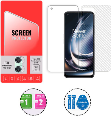 ARBAN Front and Back Tempered Glass for OnePlus Nord CE 2 Lite 5G (1 FREE CAMERA LENS) WITH FRONTBACK SCREEN PROTECTOR(Pack of 1)