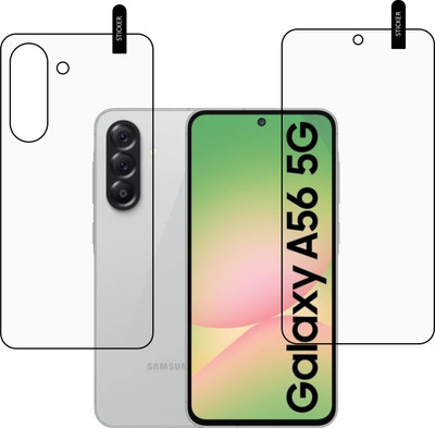 SOFT WINGS Edge To Edge Tempered Glass for Samsung galaxy A56 5g(Pack of 2)