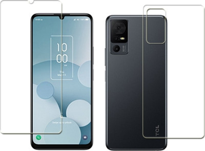 MUTAALI Front and Back Tempered Glass for TCL 40 XL(Pack of 1)