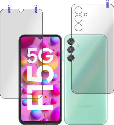 PONDRIK Front and Back Tempered Glass for SAMSUNG Galaxy F15 5G(Pack of 2)