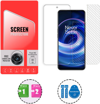 ARBAN Front and Back Tempered Glass for OnePlus 10R 5G (1 FREE CAMERA LENS) WITH FRONTBACK SCREEN PROTECTOR(Pack of 1)