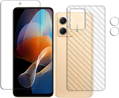 20SKY Front and Back Tempered Glass for Xiaomi Redmi Note 12R Pro 5G FRONTBACK AND CAMERA LENS SCREEN GUARD(Pack of 1)