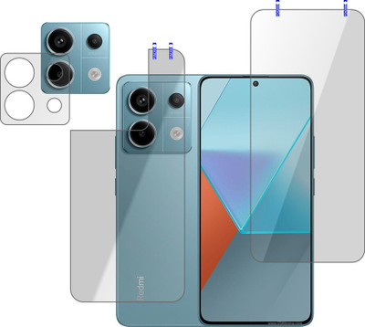 Cinzia Front and Back Tempered Glass for Redmi Note 13 Pro 5G(Pack of 3)