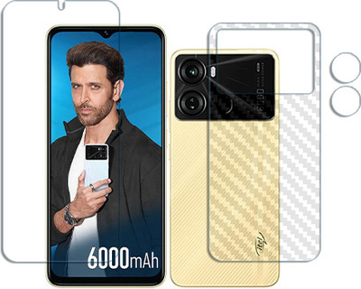 SOMTONE Front and Back Tempered Glass for Itel P40 FRONTBACK SCREEN GUARD(Pack of 1)