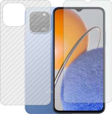 MOBART Front and Back Tempered Glass for HUAWEI NOVA Y61 EVELX3(Pack of 2)
