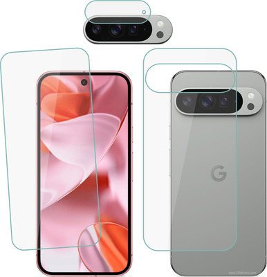 Ten To 11 Front and Back Tempered Glass for Google Pixel 10 Pro XL, Google Pixel 10 Pro XL [With Rear Camera Lens Guard](Pack of 3)